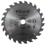 Диск пильный Sturm 9020-185-20-24T (185х20/16 мм) 24 зуба по дереву
