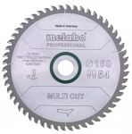 Пильный диск Metabo MULTI CUT-PROFESSIONAL 54 зуб (190x2,6x20)