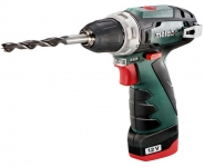 Аккумуляторный шуруповерт Metabo PowerMaxx BS кейс и зарядка LC 12