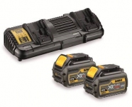 Набор зарядное устройство и 2 батареи DeWALT DCB132 XR FLEXVOLT (2/6 Ач)