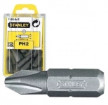 Бита STANLEY PH2 25 мм с шестигранным хвостовиком - 25 шт